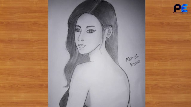 How To Draw A Girl For Beginners - Step By Step Pencil Sketch