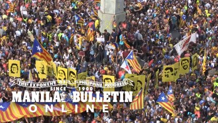 More than half million people rally in Barcelona
