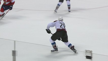 Nathan MacKinnon picks the top shelf for overtime winner