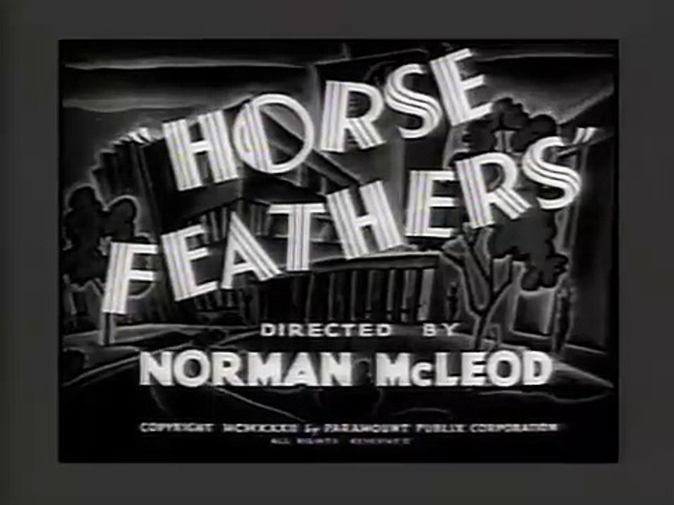 Horse Feathers movie (1932)