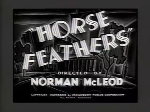 Horse Feathers movie (1932)