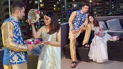 Jay Bhanushali & Mahhi Vij celebrate Karwa Chauth in this way; Check out | FilmiBeat