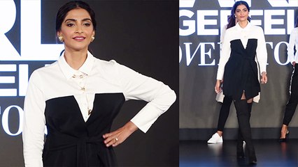 Sonam Kapoor becomes showstopper for Karl Lagerfeld’s collection; Watch video | FilmiBeat