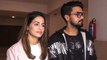 Hina Khan with boyfriend Rocky Jaiswal at Saba Mumtaz Grand Birthday Celebrations| FilmiBeat