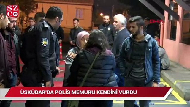 Üsküdar’da polis memuru kendini vurdu