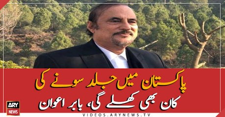 'Gold-mine will also open in Pakistan soon' Babar Awan