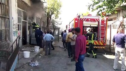 Karaman’da depoda çıkan yangın korkuttu