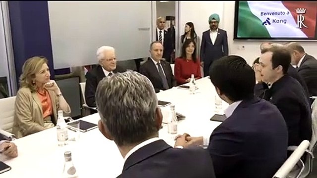 San Francisco, Mattarella visita la sede della start up Kong Inc (18.10.19)