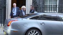 Johnson departs Downing Street ahead of crucial Brexit vote