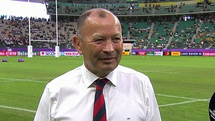 Eddie Jones' quarter-final pre-match interview