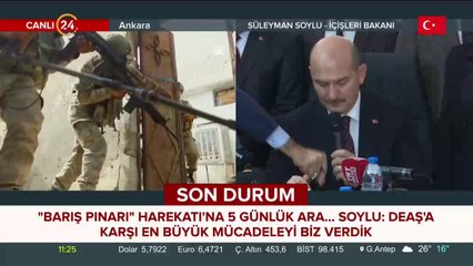 İçişleri Bakanı Süleyman Soylu açıklama yapıyor