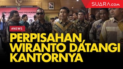 Usai Sambangi Kantornya, Menko Polhukam Wiranto Kembali ke RSPAD