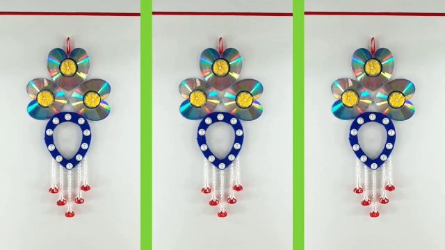 Recycling cd disk craft |Best out of waste | Diy arts and crafts | Recycling cd disk reused