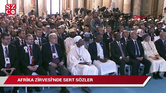 Afrika Zirvesi’nde sert sözler: Bizi silah ambargosuyla tehdit edenler...