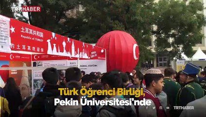 Çin'deki Türk öğrenciler Mehmetçiğe selam gönderdi