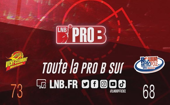 PRO B : Vichy-Clermont vs Rouen (J2)