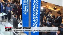 S. Korea's finance chief expects economy to rebound next year