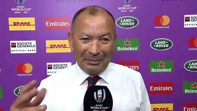 Eddie Jones Interview following England's quarter-final win