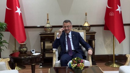 Cumhurbaşkanı Yardımcısı Oktay, evine havan mermisi düşen vatandaşla telefonda görüştü - ANKARA