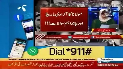 "What will happen if God forbid Fazal-ur-Rehman failed", says Asma Shirazi