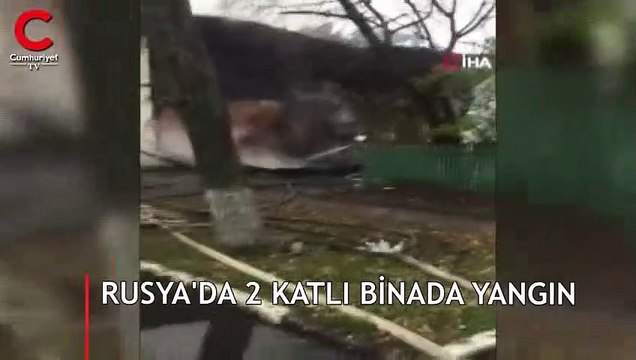 Rusya'da 2 katlı binada yangın: 7 ölü