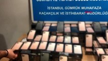 Ankara-sabiha gökçen'de 179 adet kaçak cep telefonu ele geçirildi
