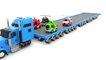 Kids Play Flying Street Vehicles Play On Transport Car Carrier Truck For Babies And Children!