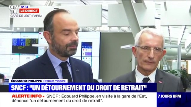 Édouard Philippe: J'ai demandé à la SNCF d'examiner toutes les suites, y compris judiciaires