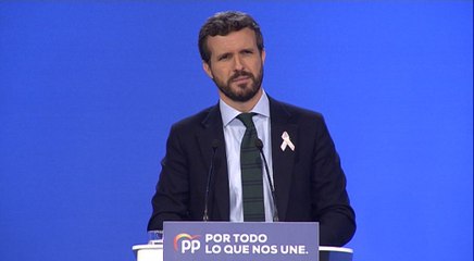 Casado avisa a Sánchez que tiene que restablecer la ley y el orden