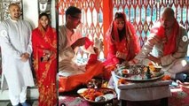 Mohena Kumari Singh Wedding: Mohena visits temple after wedding with Suyesh Rawat | FilmiBeat