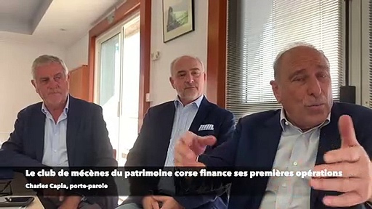 Le club des mécènes du patrimoine corse finance ses premières opérations