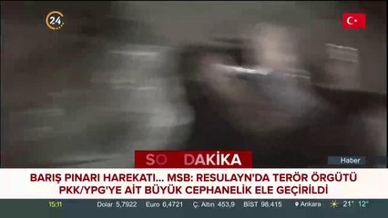 İşte YPG'nin Resulayn'daki cephaneliği