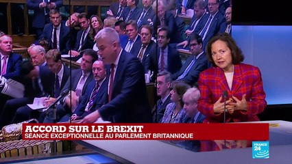 Brexit : Boris Johnson défend son accord devant les députés britanniques