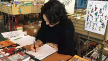 Redpaln, l’illustratrice meusienne à la foire aux livres de Belfort