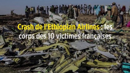 Crash de l'Ethiopian Airlines : les corps des 10 victimes françaises rapatriés