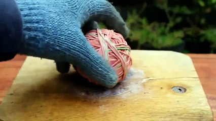 A Hot Iron Ball Is Placed Above The Rubber Roll, What Is The Result?