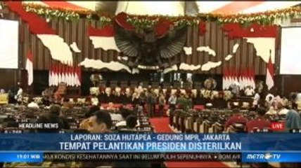 Tempat Pelantikan Presiden Disterilkan
