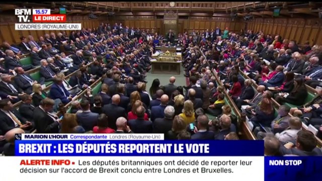 Brexit: les députés britanniques ont décidé de reporter leur décision sur l'accord conclu entre Londres et Bruxelles