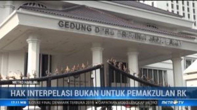 DPRD Jabar Berencana Ajukan Hak Interpelasi Ridwan Kamil