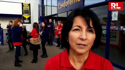 Les salariés de Conforama Morsbach réclament de meilleures conditions de départ