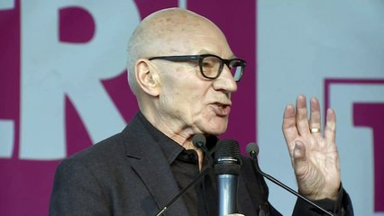Patrick Stewart slams Brexit lies at People's Vote rally