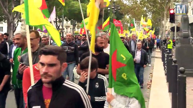 Marseille : manifestation de soutien aux Kurdes de Syrie