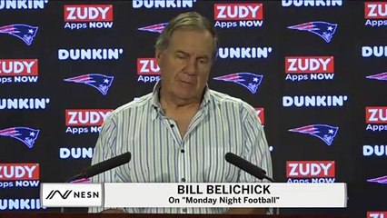 Bill Belichick Gives Bill Belichick Response About "Monday Night Football"