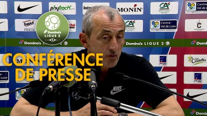 Conférence de presse Châteauroux - Paris FC (0-1) : Nicolas USAI (LBC) - Mecha BAZDAREVIC (PFC) - 2019/2020