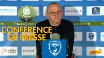 Conférence de presse Chamois Niortais - EA Guingamp (0-0) : Pascal PLANCQUE (CNFC) -  (EAG) - 2019/2020