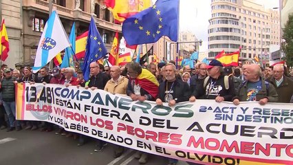 La situación en Cataluña marca la manifestación de Jusapol
