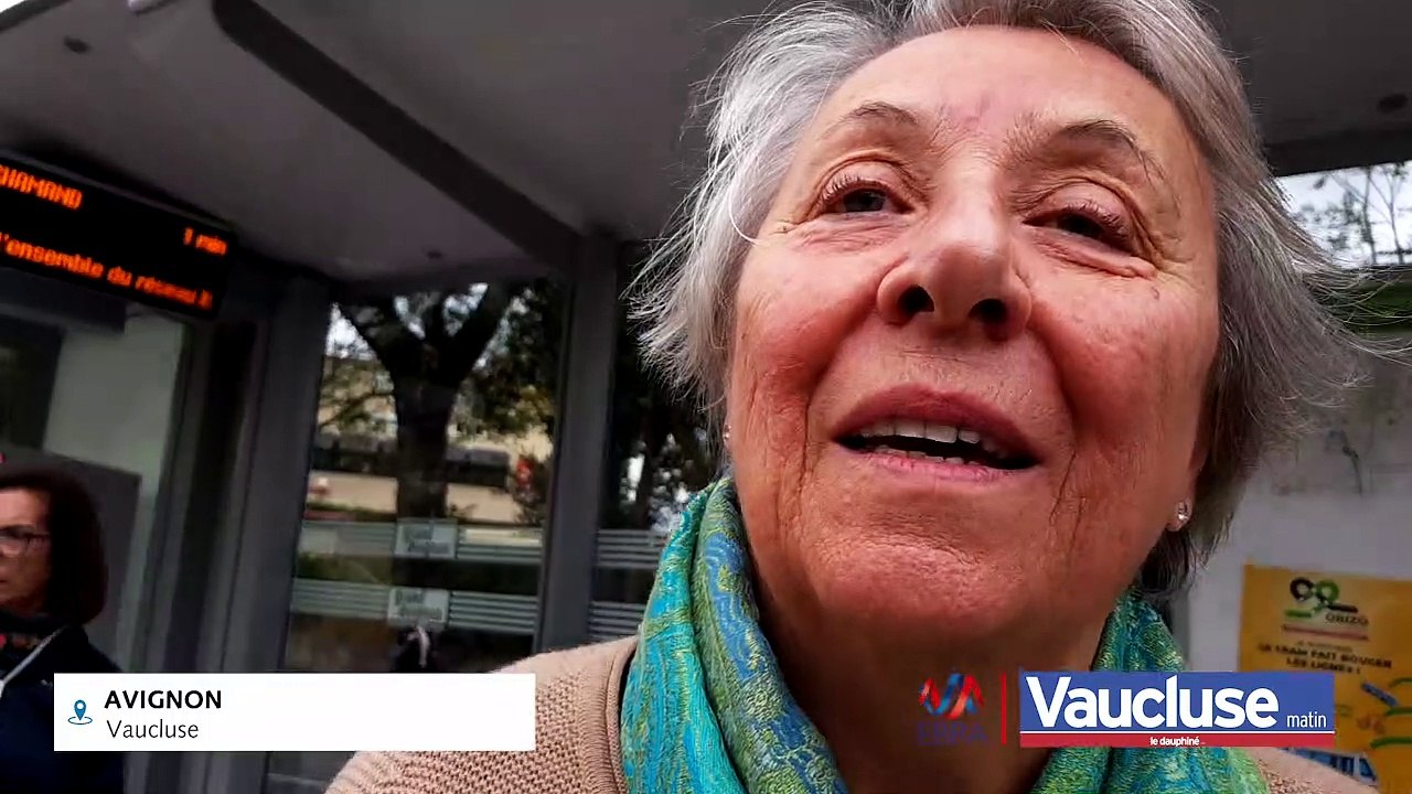Inauguration du tram : des Avignonais ravis, Mireille Mathieu aussi