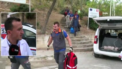 Boyabat Kalesinde 1 Haftadır Mahsur Kalan Köpekler Kurtarıldı