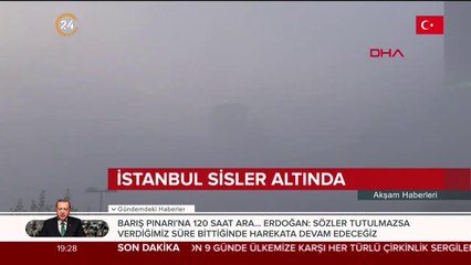 İstanbul sisler altında
