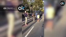 Un padre usa a sus hijos para intentar frenar a la Policía